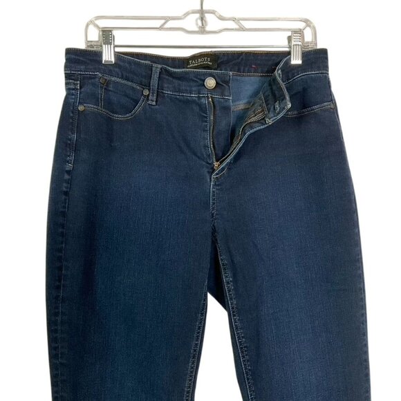 Talbots Flawless Five-Pocket Jeans, Straight Curvy, size 8 - Picture 3 of 10